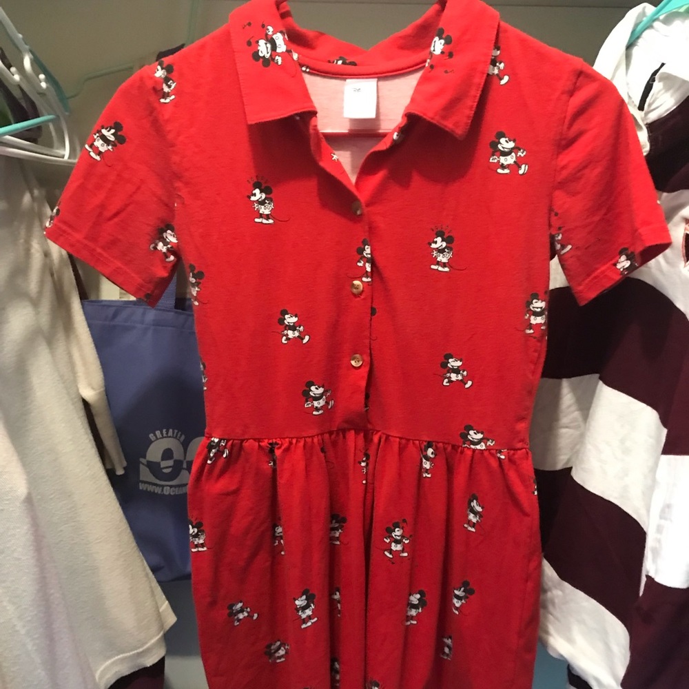 Vintage Mickey Button Up Dress